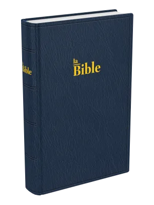 BIBLE DARBY COMPACT SOUPLE BLEU