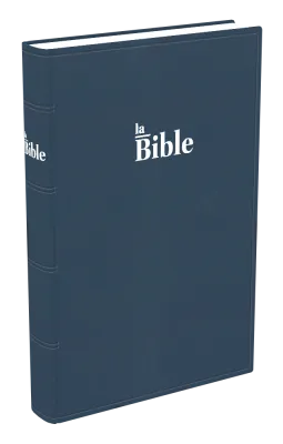 BIBLE DARBY GRAND SOUPLE BLEU MARINE