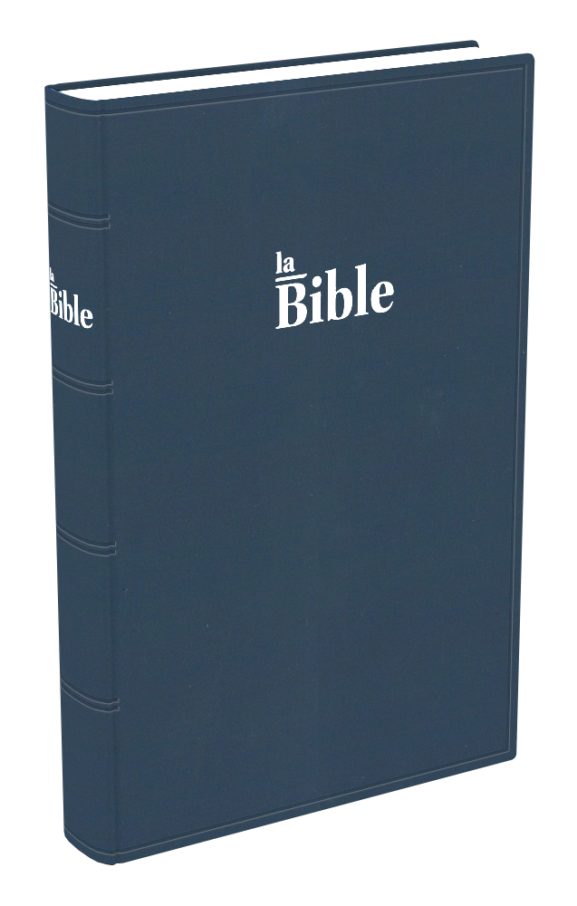 BIBLE DARBY GRAND SOUPLE BLEU