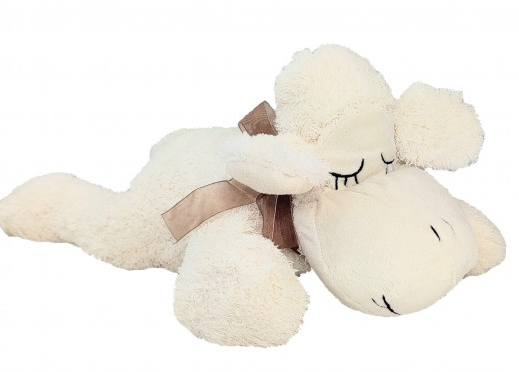 PELUCHE MOUTON BEIGE 42 CM