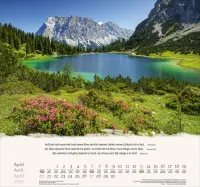 CALENDRIER EPT MONTAGNES TRILINGUE BEAUTES NATURELLES CALENDRIER EPT MONTAGNES TRILINGUE BEAUTES NATURELLES