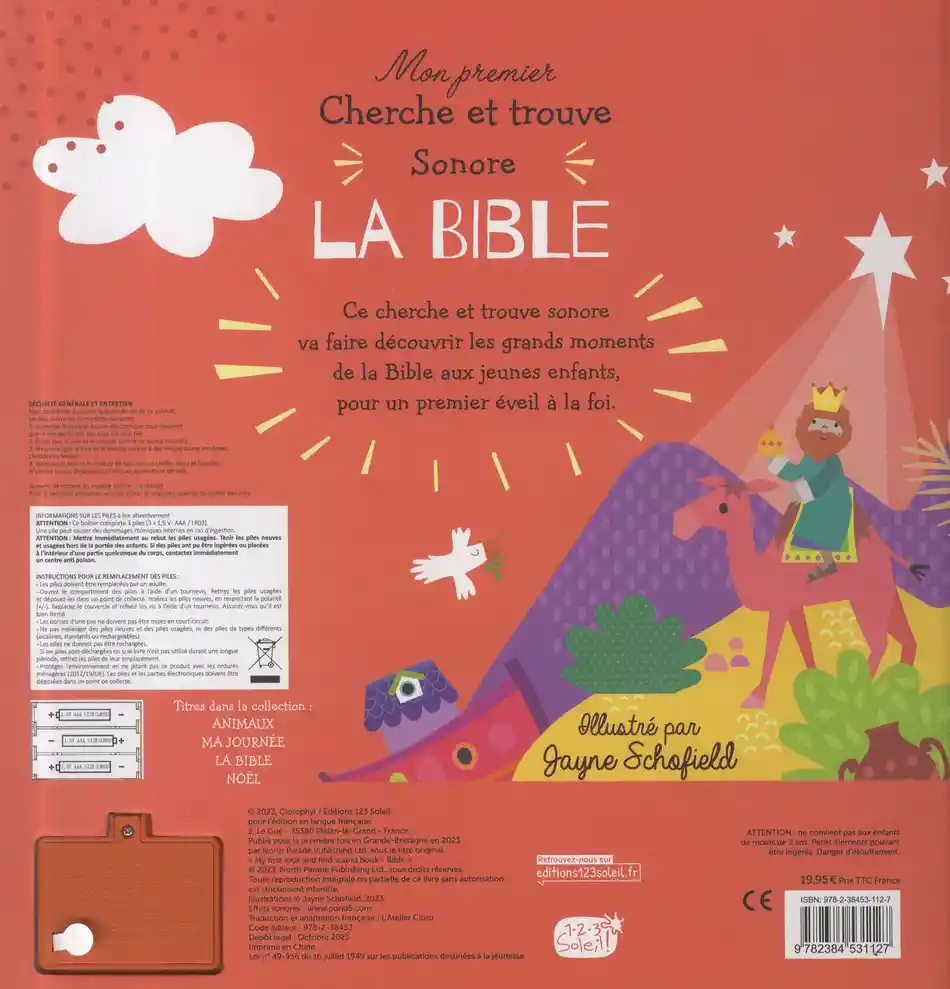 MON PREMIER CHERCHE ET TROUVE SONORE - LA BIBLE