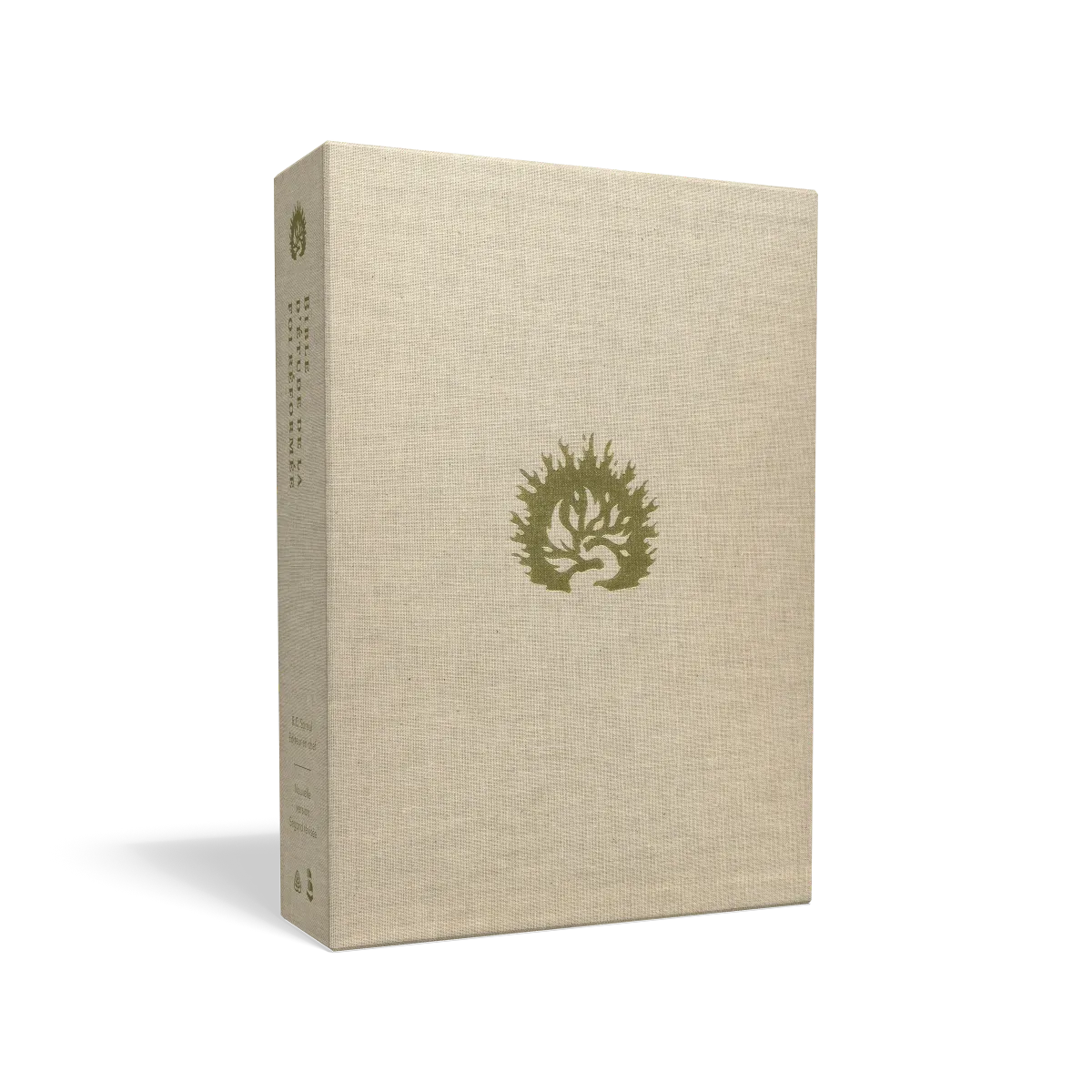 BIBLE COLOMBE D'ETUDE DE LA FOI REFORMEE SOUPLE SIMILICUIR MARRON