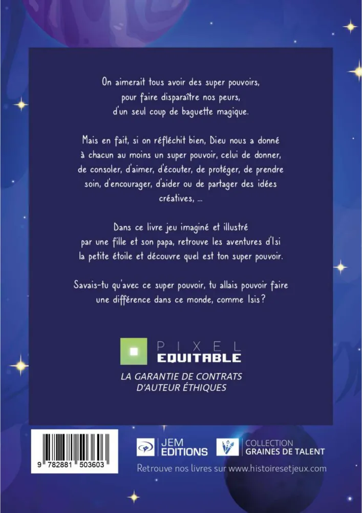 ISI LA PETITE ETOILE A PEUR DU NOIR