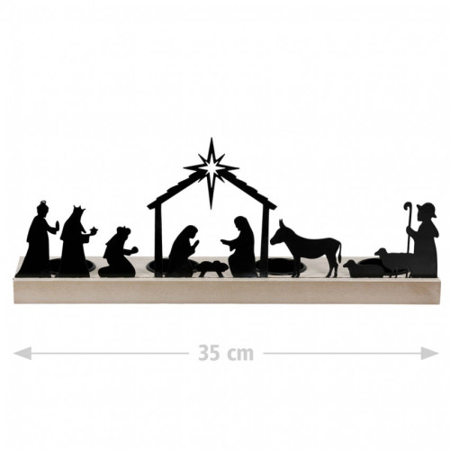 BOUGEOIR SILHOUETTE "CRECHE"