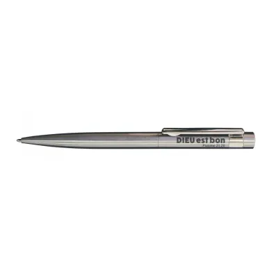 STYLO BILLE TWIST EN ACIER INOXYDABLE RECYCLE