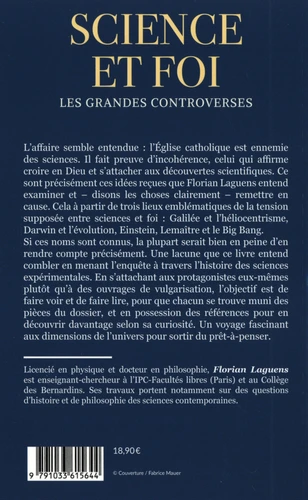 SCIENCE ET FOI - LES GRANDES CONTROVERSES