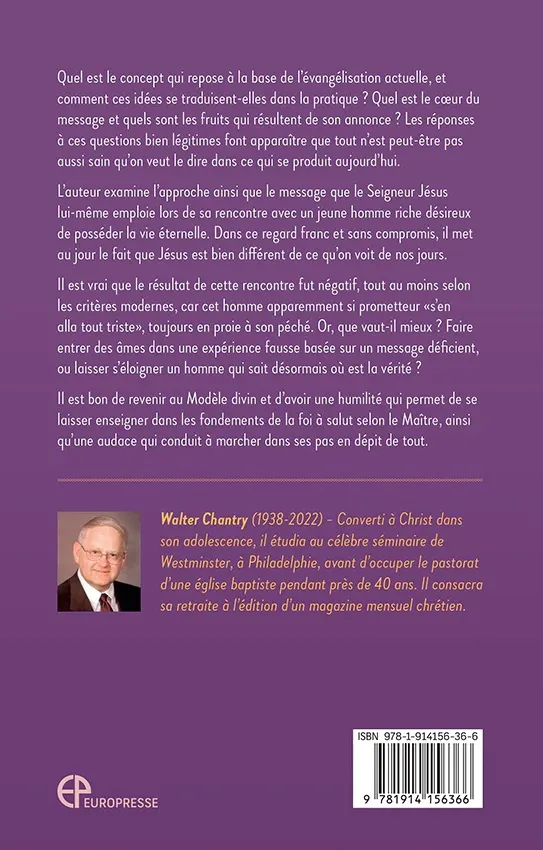 JESUS ET LE LE JEUNE HOMME RICHE