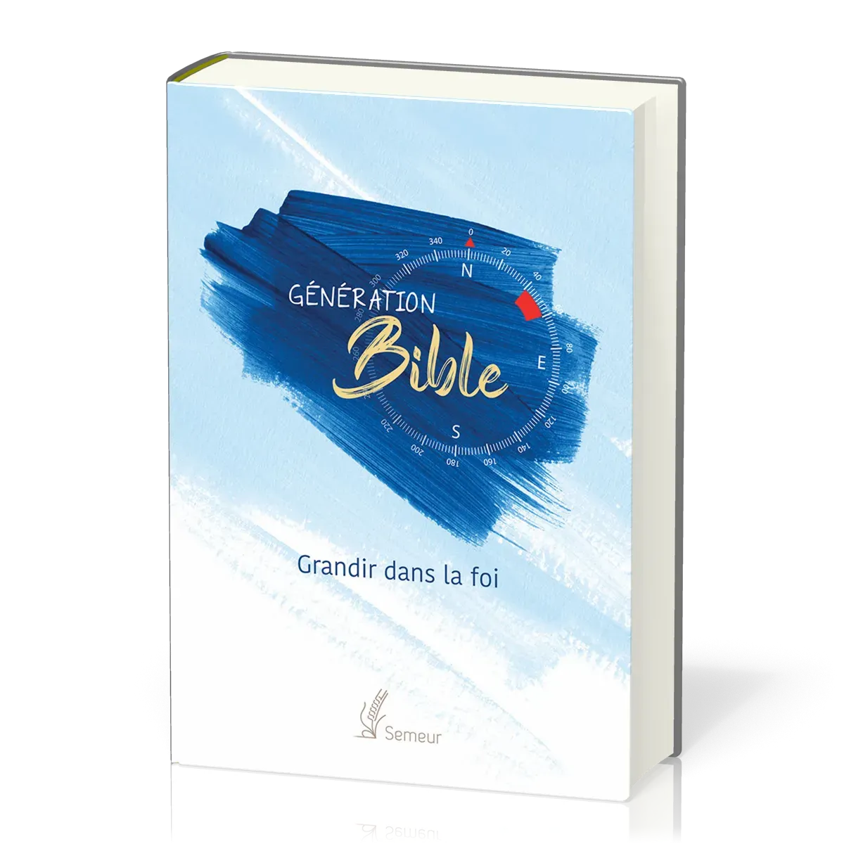 BIBLE SEMEUR 2015 ETUDE GENERATION BIBLE RIGIDE BLEUE - GRANDIR DANS LA FOI