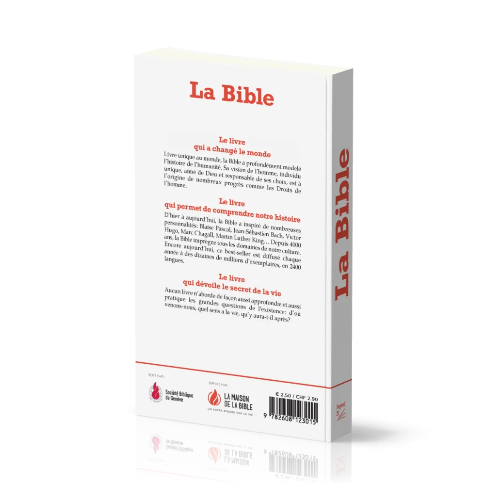 BIBLE SEGOND 21 SOUPLE PAPIER RECYCLE