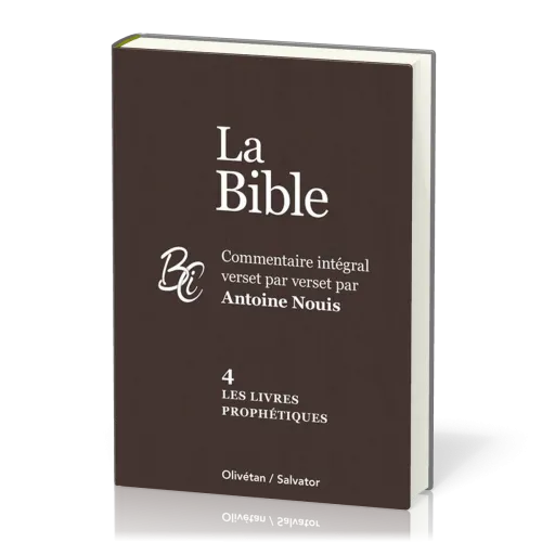 LIVRES PROPHETIQUES (LES) - BIBLE VOL.4