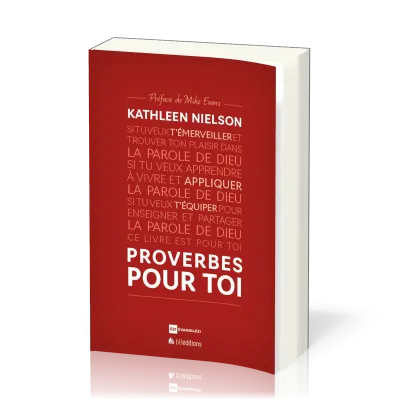 PROVERBES POUR TOI - BROCHE