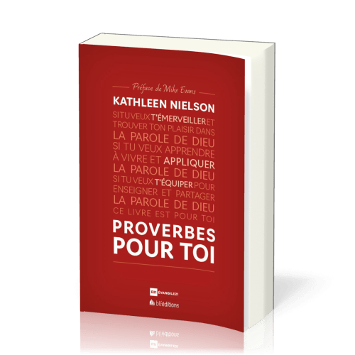 PROVERBES POUR TOI - BROCHE