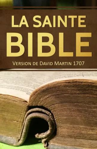 BIBLE MARTIN 1707 RIGIDE FORMAT REDUIT 19.5 X 25 CM SANS PARALLELES