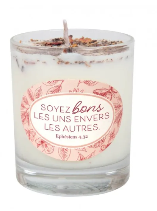 BOUGIE PARFUMEE CHAMPAGNE ET ROSES