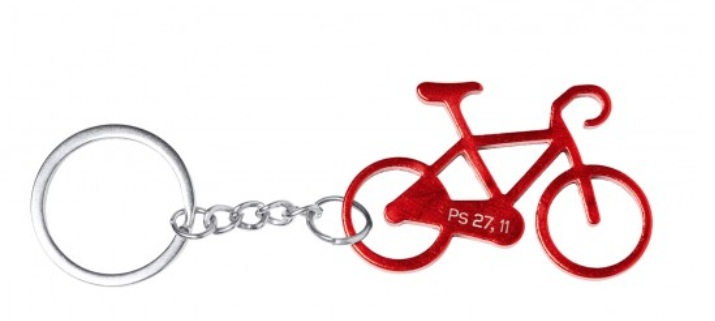 PORTE-CLES VELO ROUGE