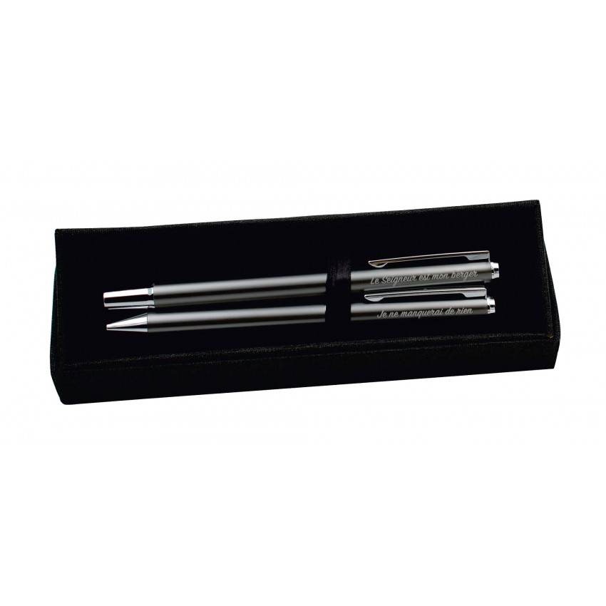 SET D'ECRITURE EN ALUMINIUM RECYCLE