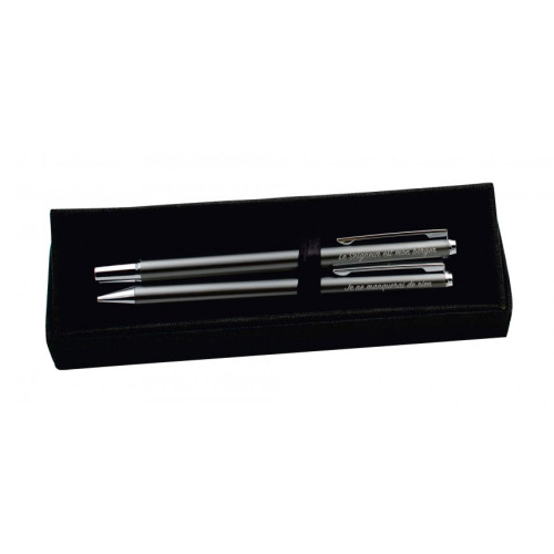 SET D'ECRITURE EN ALUMINIUM RECYCLE