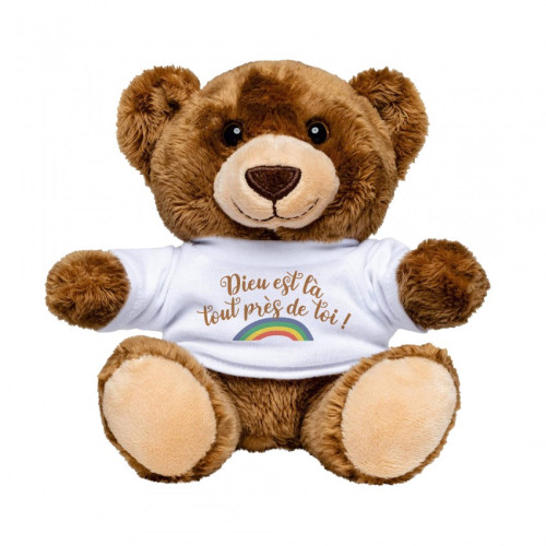 PELUCHE OURS "TEDDY"MARRON FONCE