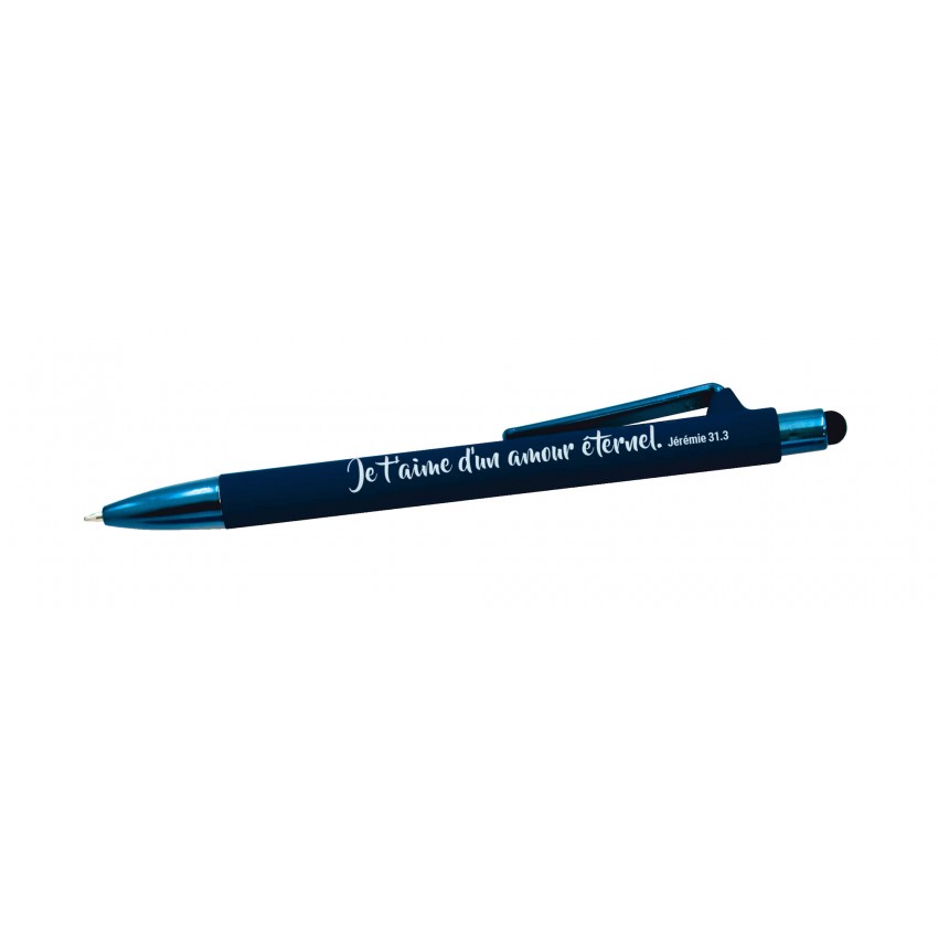STYLO BILLE AVEC STYLE TACTILE BLEU