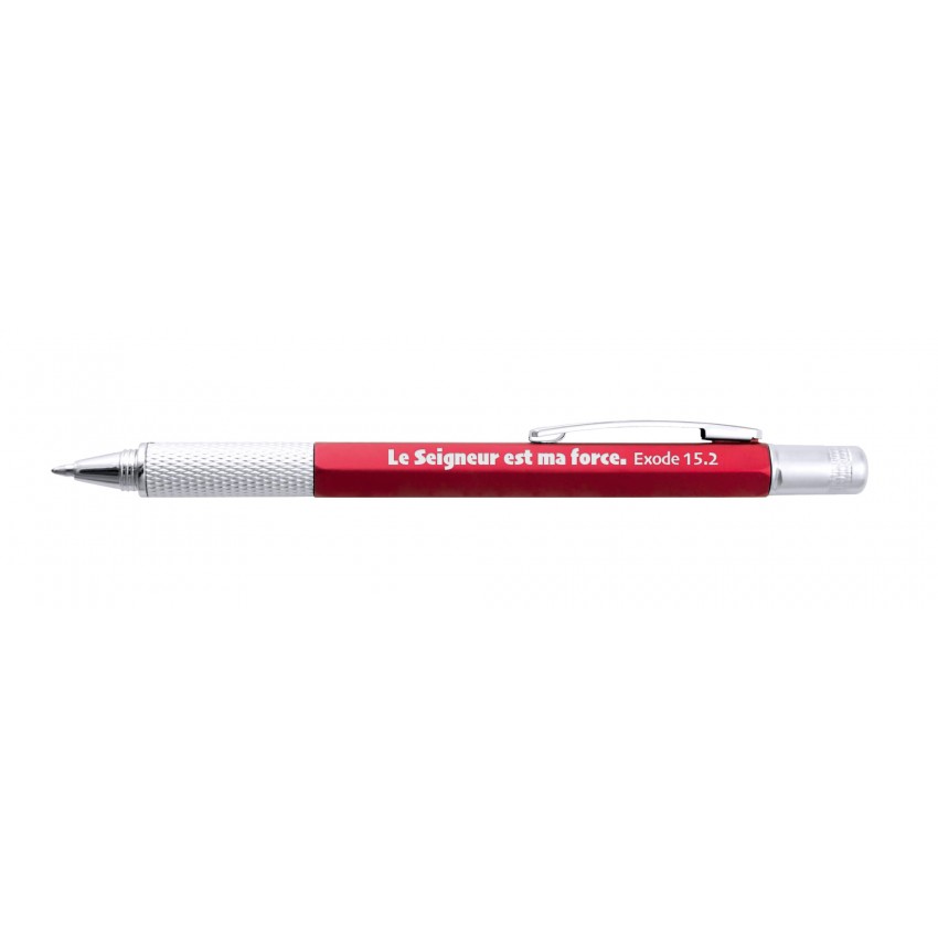 STYLO MULTI OUTIL ROUGE