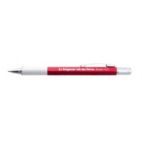 STYLO MULTI OUTIL ROUGE