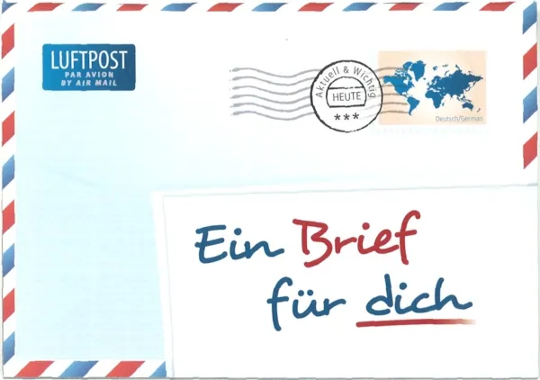 ALLEMAND CETTE LETTRE EST POUR VOUS