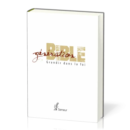 GENERATION BIBLE RIGIDE BLANCHE TR OR