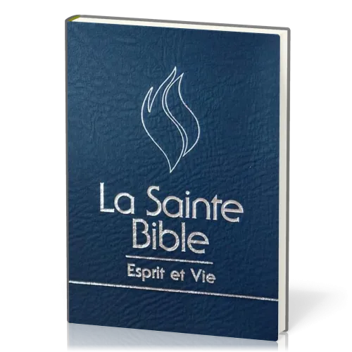 BIBLE SEGOND 1910 ESPRIT ET VIE SOUPLE SIMILICUIR BLEU