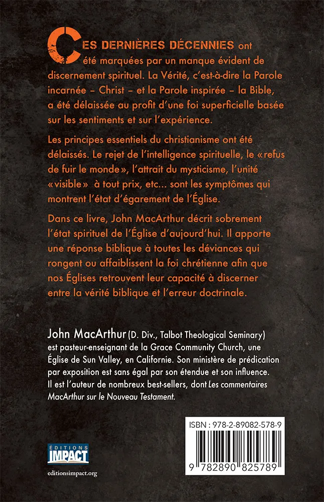 UNE FOI AVEUGLE - QUAND L'EGLISE PERD SON ENVIE D'EXCERCER SON DISCERNEMENT