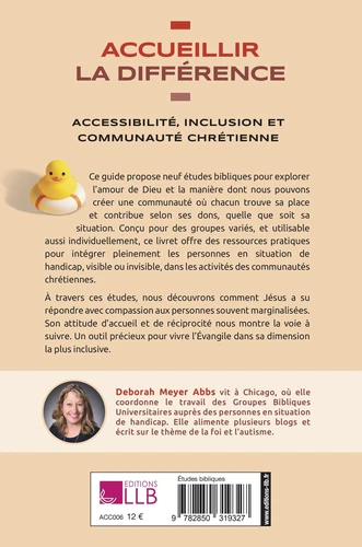 ACCUEILLIR LA DIFFERENCE - ACCESSIBILITE, INCLUSION ET COMMUNAUTE CHRETIENNE