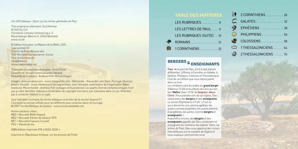 TON GPS BIBLIQUE - ZOOM SUR LES LETTRES GENERALES DE PAUL