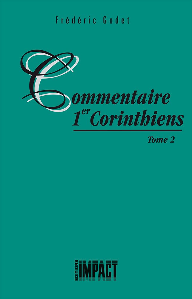 COMMENTAIRE 1 CORINTHIENS TOME 2