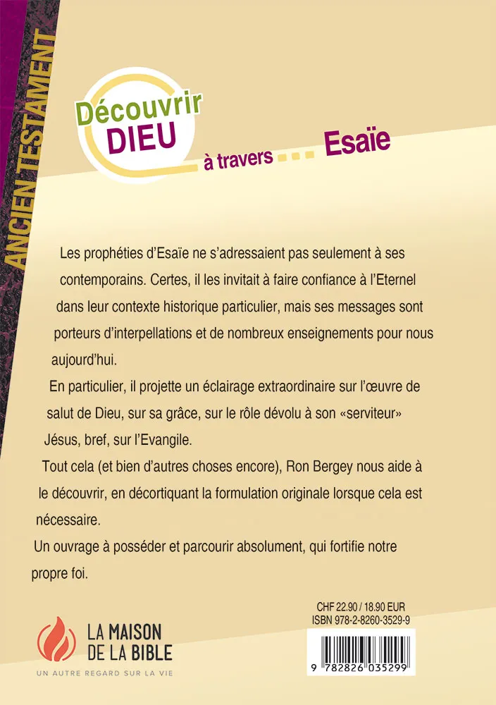 DECOUVRIR DIEU A TRAVERS ESAIE