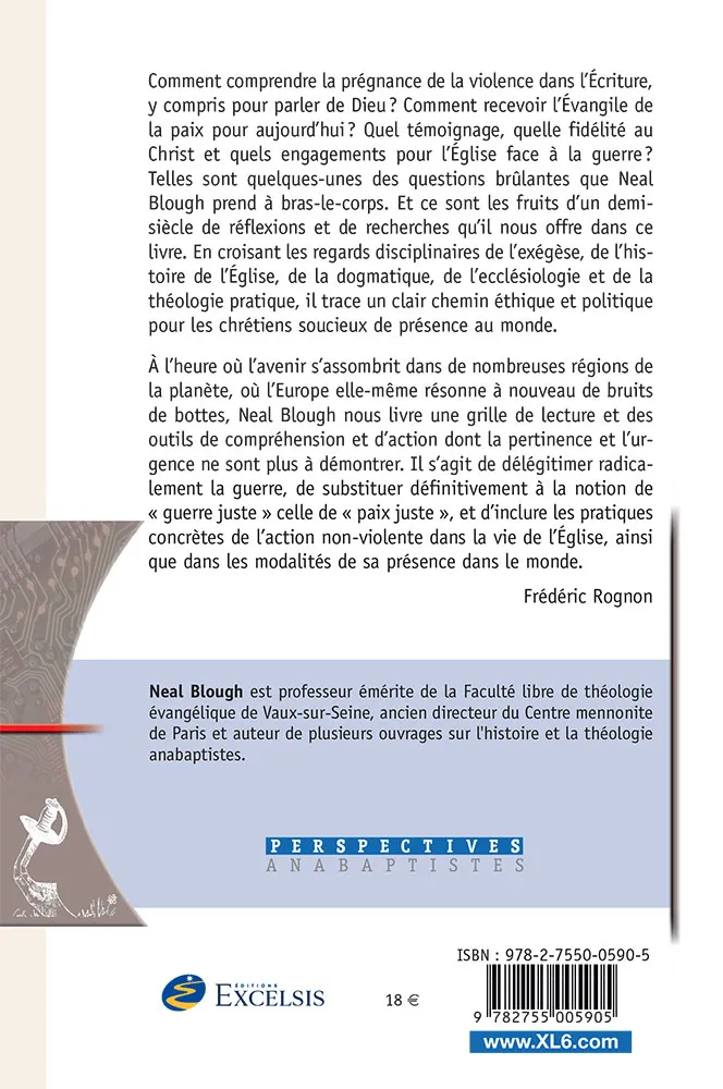 EVANGILE COMME RECIT DE PAIX (L') - L'EGLISE FACE A LA GUERRE ET A LA VIOLENCE