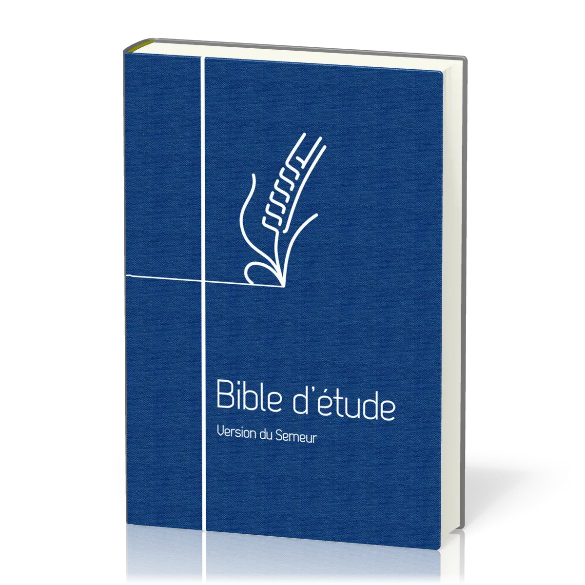 BIBLE SEMEUR 2015 ETUDE SOUPLE BLEUE TRANCHE BLANCHE