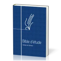 BIBLE SEMEUR 2015 ETUDE SOUPLE BLEUE TRANCHE BLANCHE