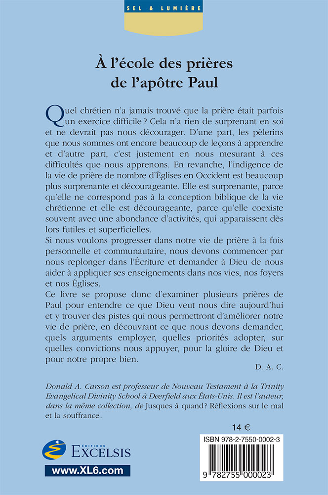 PRIERE RENOUVELEE (LA)