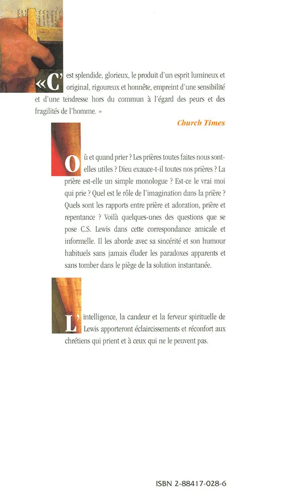 LETTRES A MALCOLM