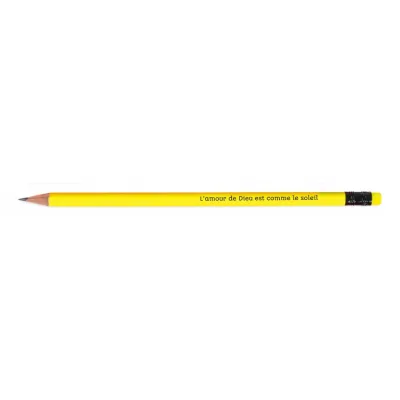 CRAYON DE PAPIER JAUNE FLUO