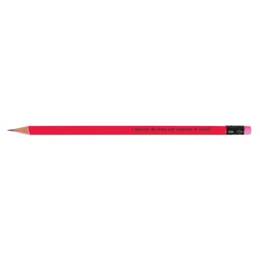 CRAYON DE PAPIER ROSE FLUO
