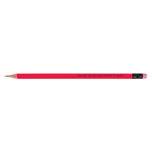 CRAYON DE PAPIER ROSE FLUO