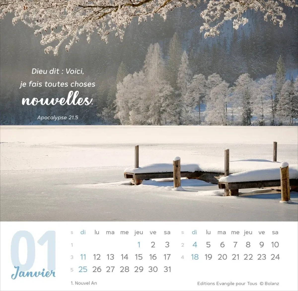 CALENDRIER EPT VIVRE AVEC MEDITATIONS