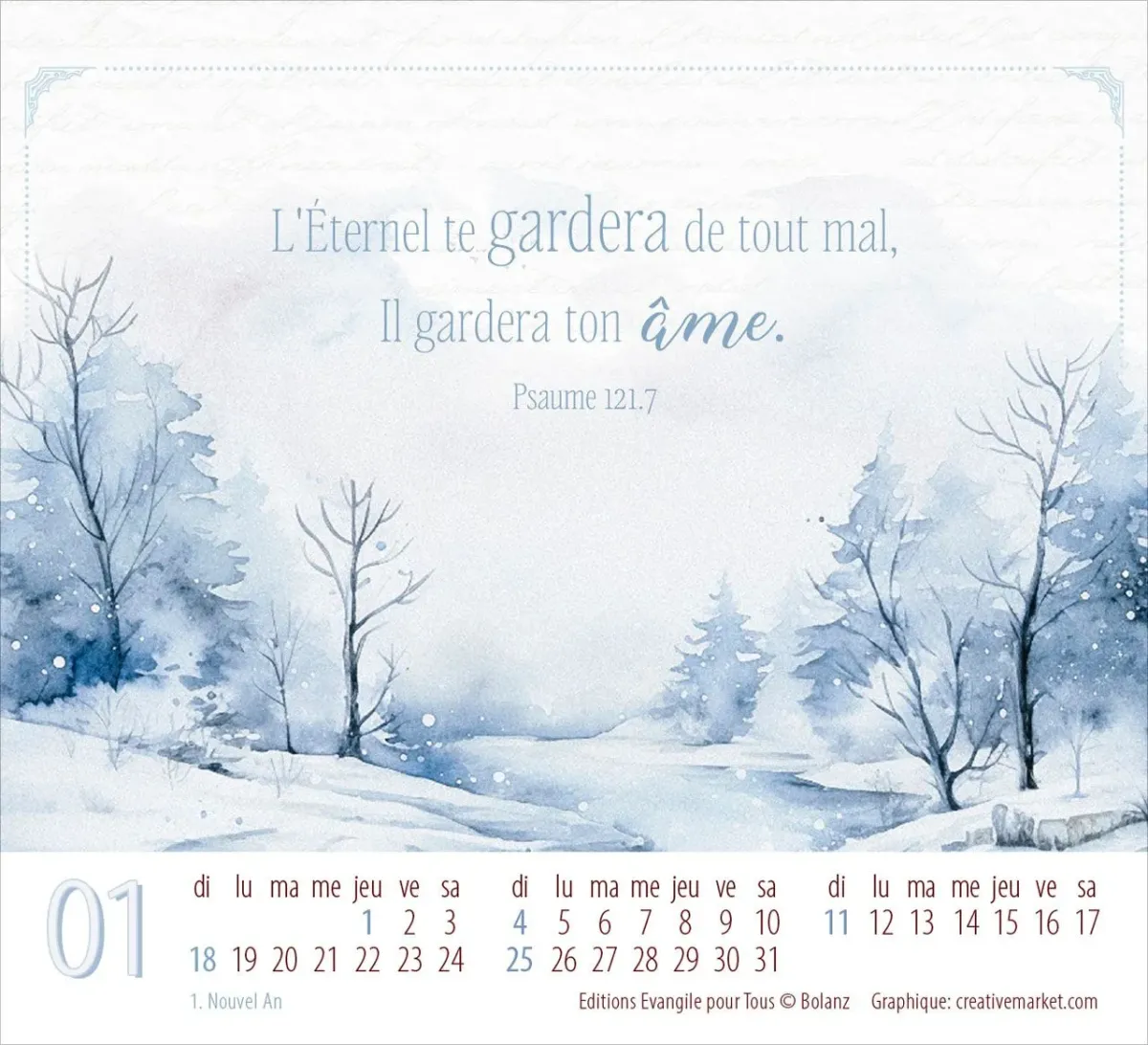 CALENDRIER EPT SPLENDEUR