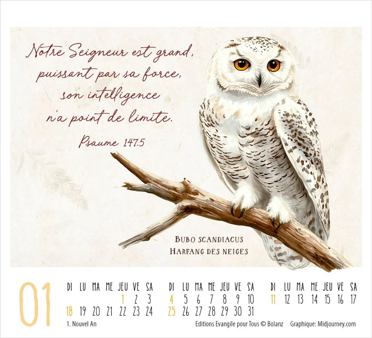CALENDRIER EPT BEAUTE DE LA CREATION