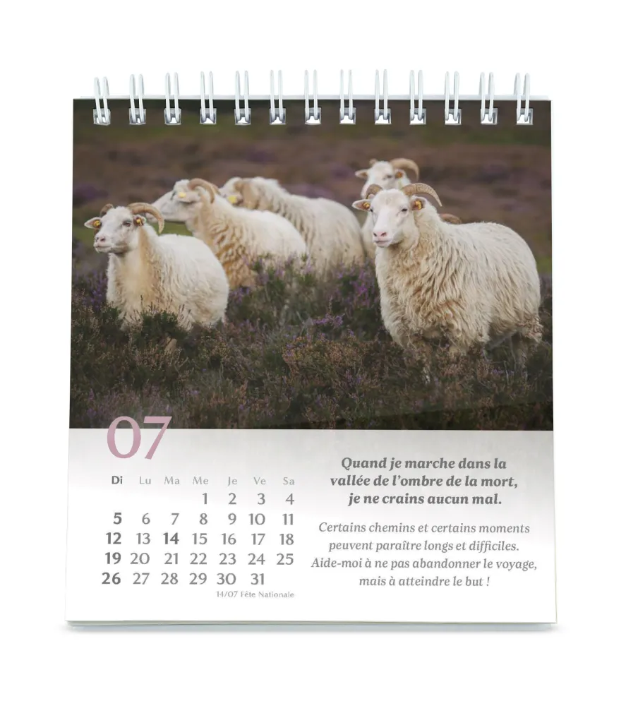 CALENDRIER CED PSAUMES 23 PETIT FORMAT