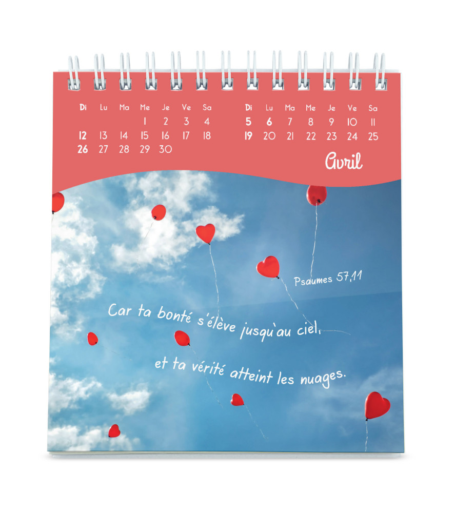 CALENDRIER CED DE TOUT COEUR