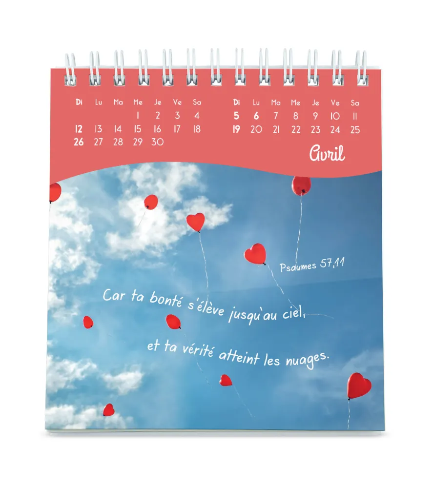 CALENDRIER CED DE TOUT COEUR