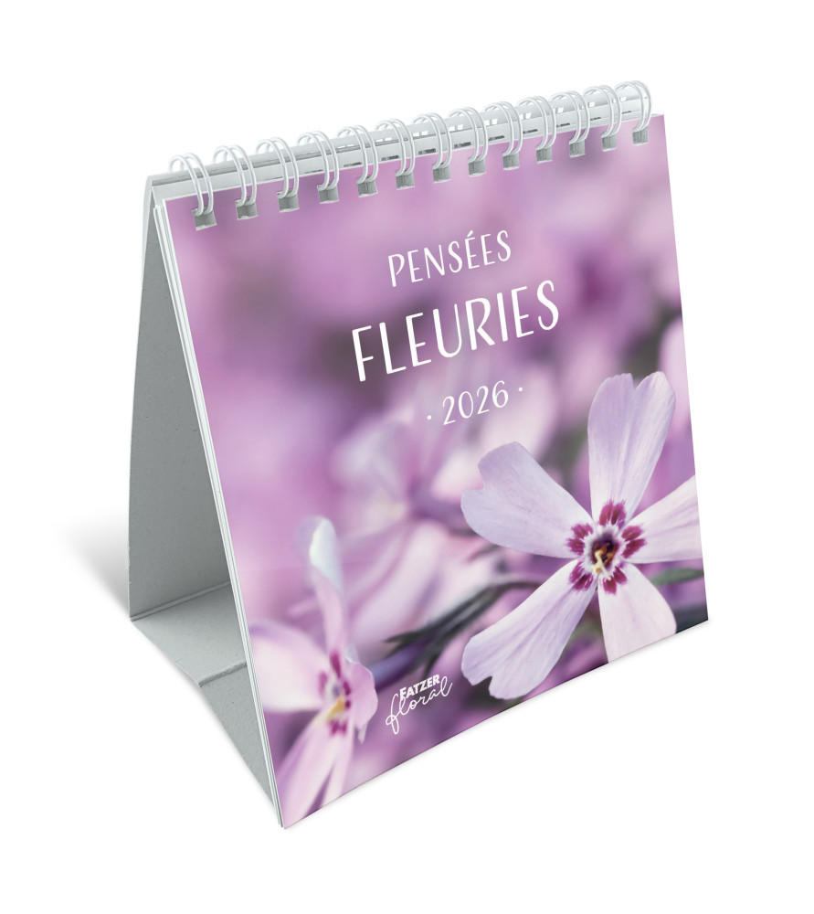 CALENDRIER CED PENSEES FLEURIES