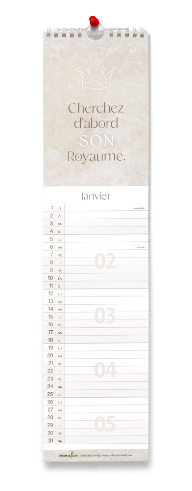 CALENDRIER CED UNE VIE EPANOUIE